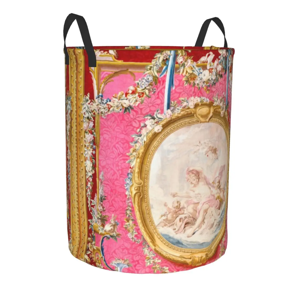 Rococo Renaissance Venuss Emerging Laundry Basket Foldable Large Clothes Storage Bin Boucher Art Baby Hamper