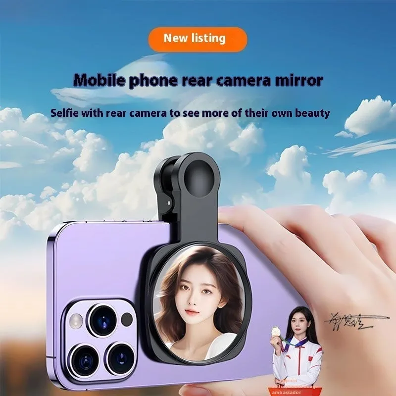 

Mobile Phone Selfie Rear Camera Mirror Make Up Convex Camera Lens Attachment Vlog Photography Tool Helper Content Creator Live