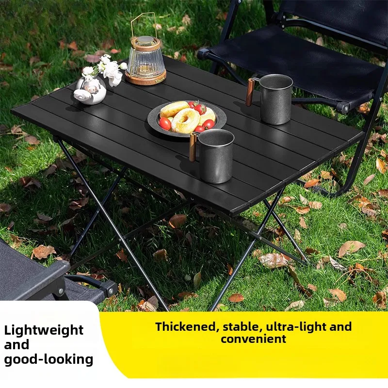 

Outdoor Folding Table Integrated Egg Roll Camping and Chair Picnic Stall Full Set of Equipment Supplies Self-driving Tour