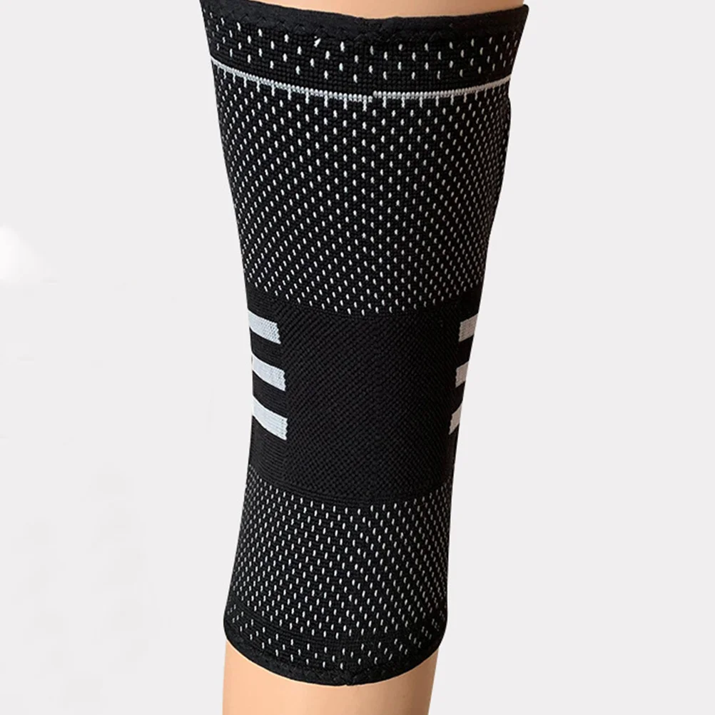 

1Pair Silicone Knee Pad Durable Breathable Knee Support Brace for Running Fitness Cycling Outdoor Sports Protector