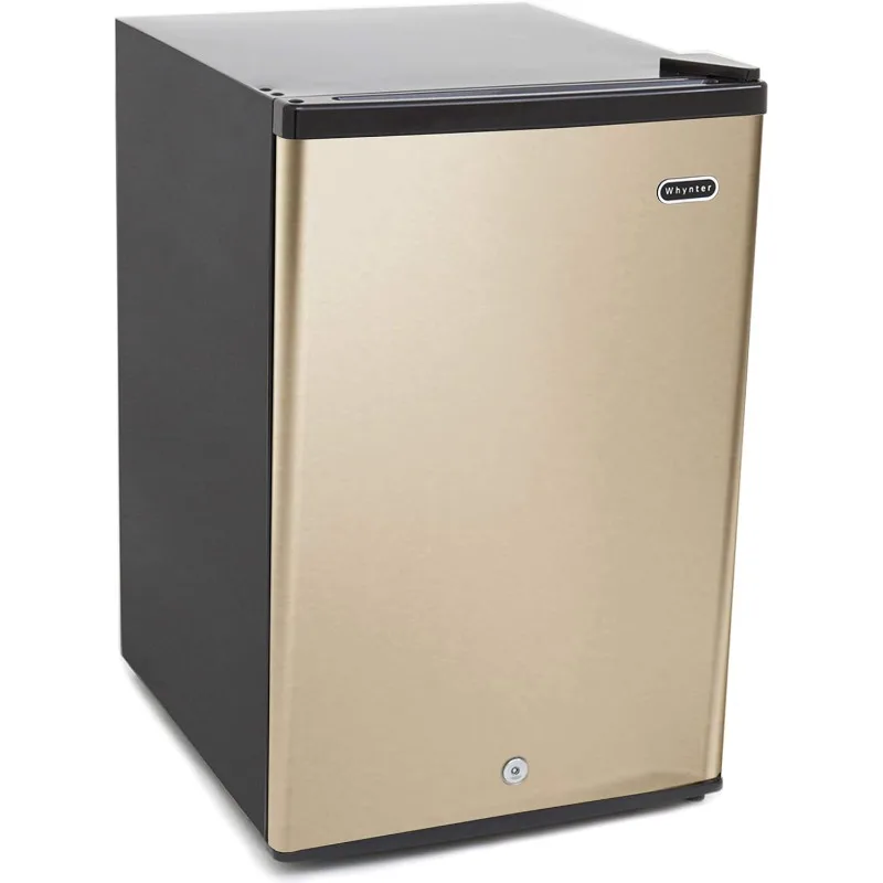 

CUF-210SSG 2.1 cu.ft Energy Star Upright Freezer with Lock in Rose Gold