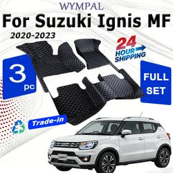 Car Mats For Suzuki Ignis MF 2020 2021 2022 2023 Auto Leather Floor Mat Durable Rugs Carpets Pads Car Accessories Interior Parts