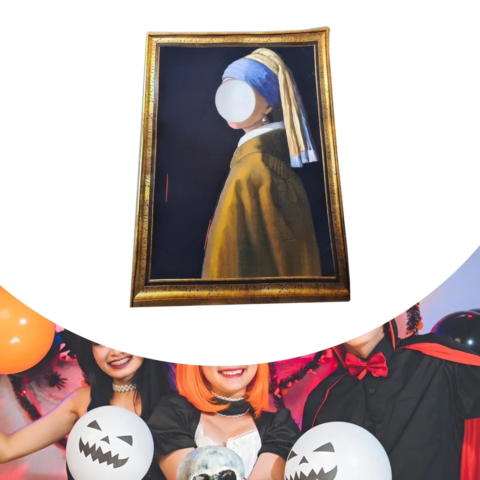 

Celebrated Paintings Costume Easy to Wear Fancy Dress for Props Role Playing Parties