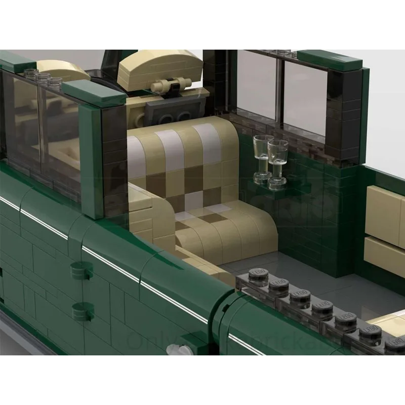 MOC-73078 Classic New Luxury Extended Bridge Car Building Blocks Model, 1543 Parts, Birthday Toy Gift for Boys and Children