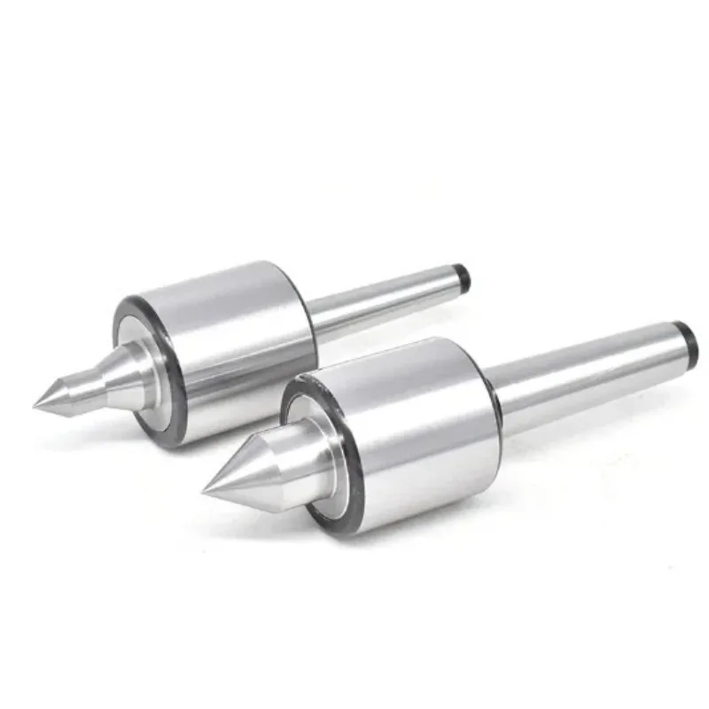 Suitable for Taper Handle Movable Thimble MT2 Alloy Double Tip Center  MT1 MT2 MT3 High-precision Mo-Type Rotary Center