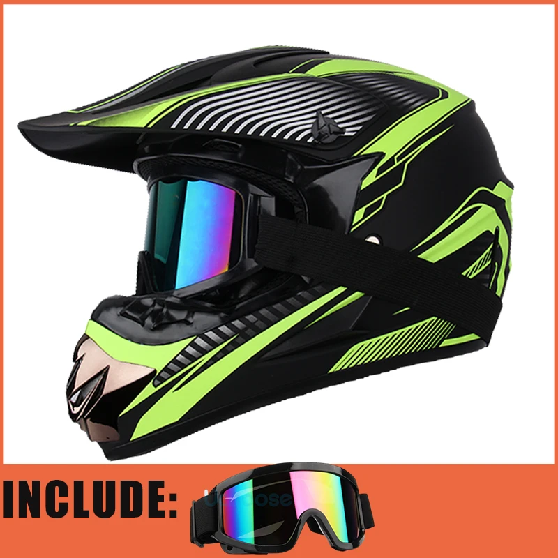 

Adult Female Men Motorcycle helmet Motocross Downhill Soporte Casco Off Road Helmet Racing Classic Motorbike ATV 2piece