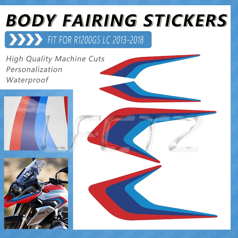 Motorcycle Body Fairings Waterproof Protection Sticker Decor Decals Fit for BMW R1200GS R 1200 GS 1200GS  LC 2013-2018