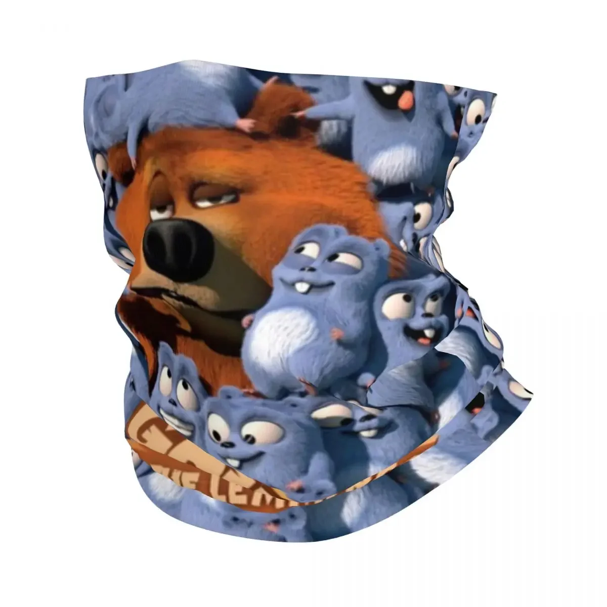 Funny Grizzy And The Lemmings Cartoon Characters Bandana Neck Gaiter Printed Mask Scarf Cycling Scarf Cycling For Men Women