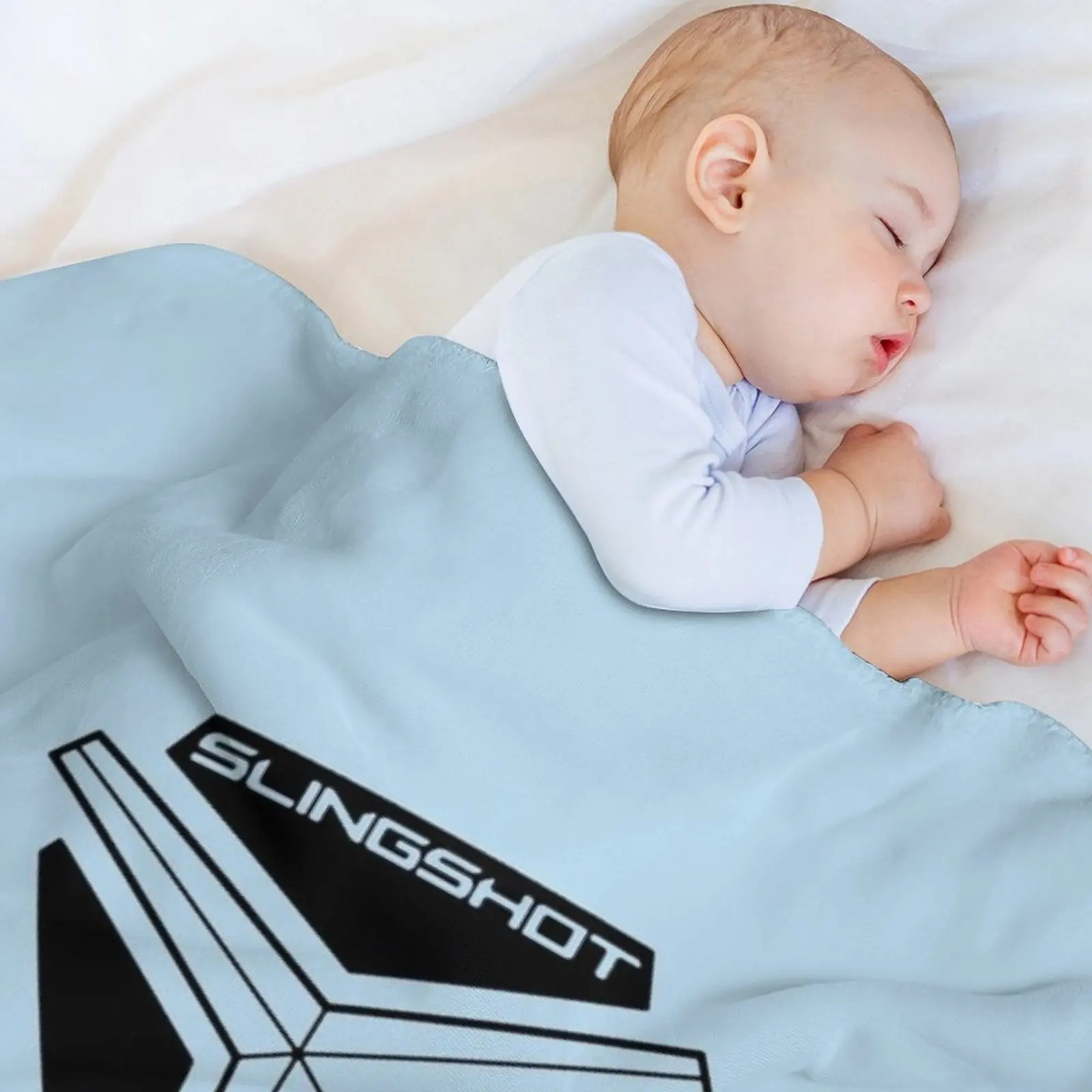 SLINGSHOT Polaris Ride Sticker Throw Blanket Soft Sherpa Fleece Warm Blanket for Winter - view 3