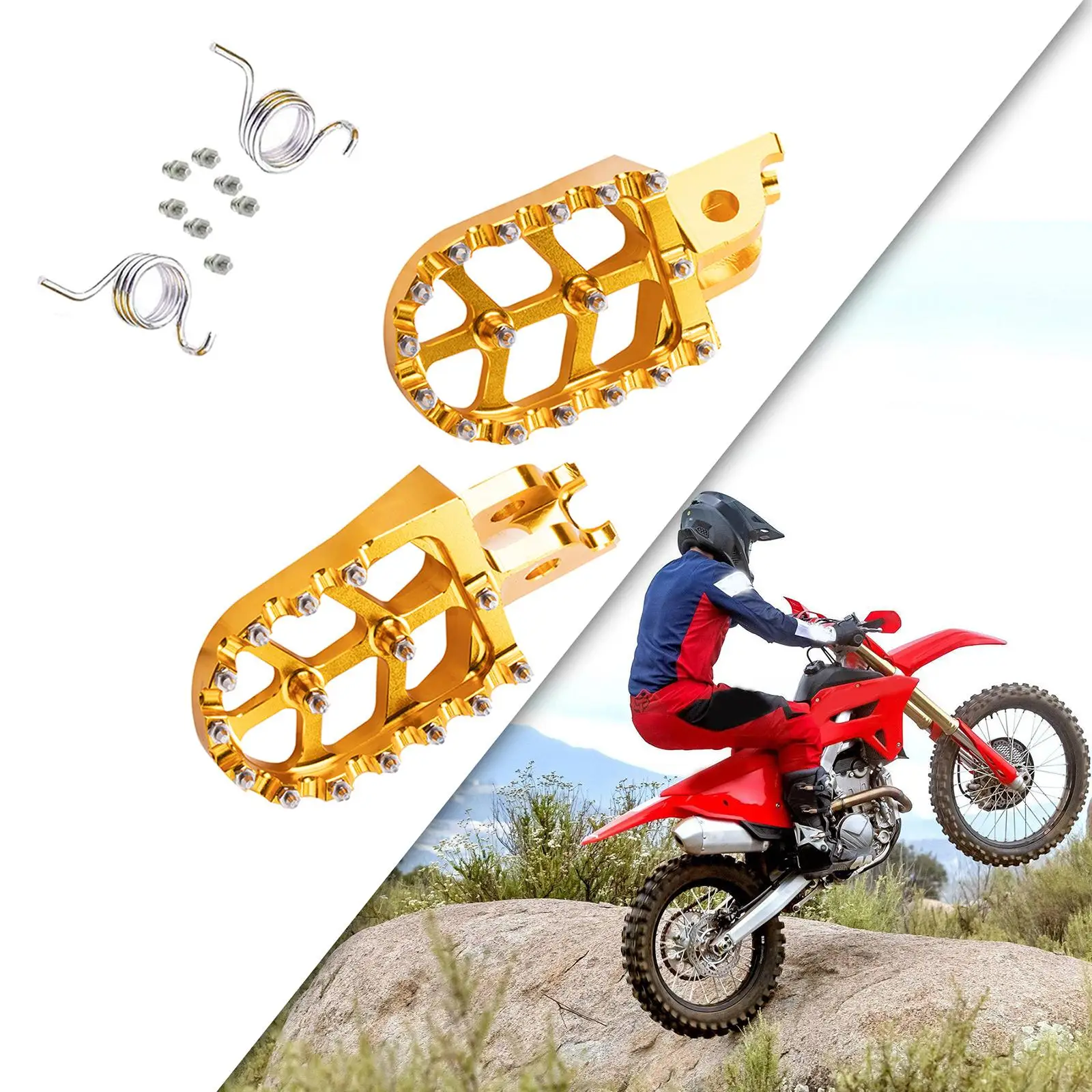 

2x подножки для мотоцикла, алюминиевые подножки для Crf250R Crf150R Crf250x