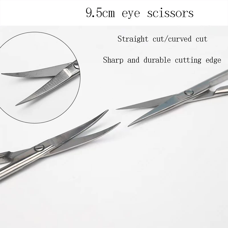 Eye scissors Double eyelid thread buried thread removal stainless steel cosmetic plastic tools fine tip express scissors