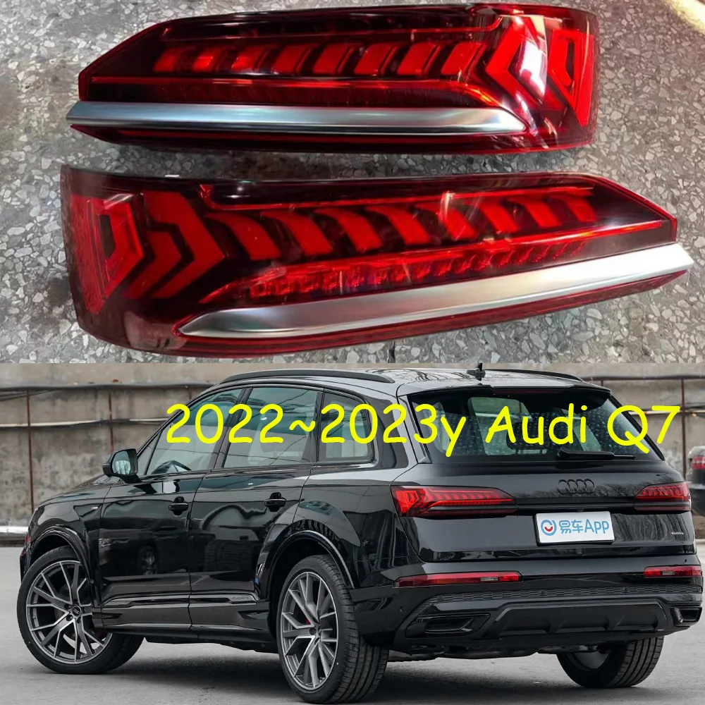 

1pcs car bumper tail light for Audi Q7 taillight LED Reflector 2022~2023y accessories Taillamp for Audi Q7 fog lamp