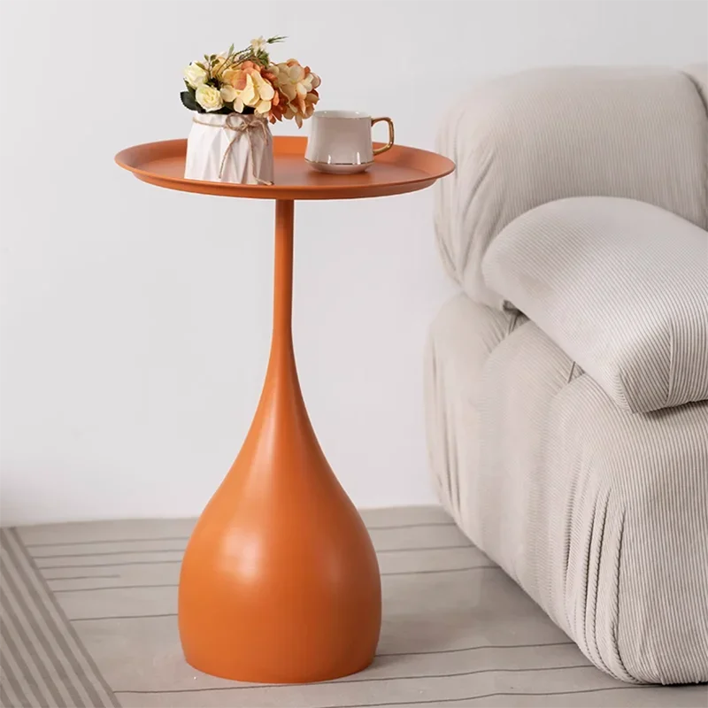 

Designer Round Coffee Table Modern High Orange Modern Living Room Table Bedroom Small Space Muebles De Hogar Hotel Furniture