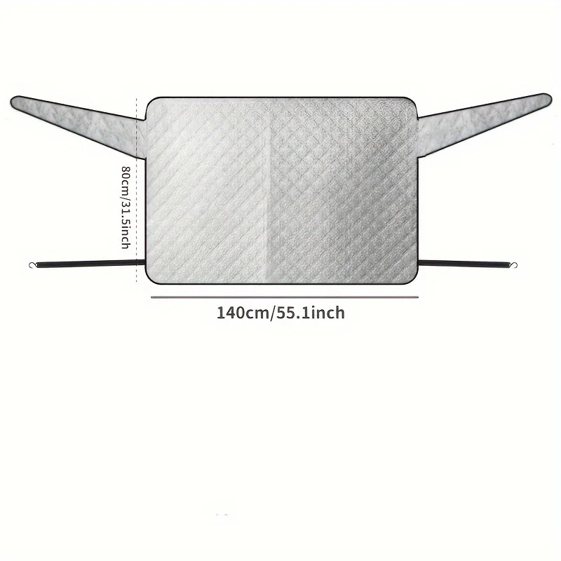 Car Winter Rear Window Snow Shield, Rear Windshield Snow Cover, Quickly Removes Snow, Prevents Ice, Frost, and Snow from Accumulating, Convenient Storage, Does Not Take up Space