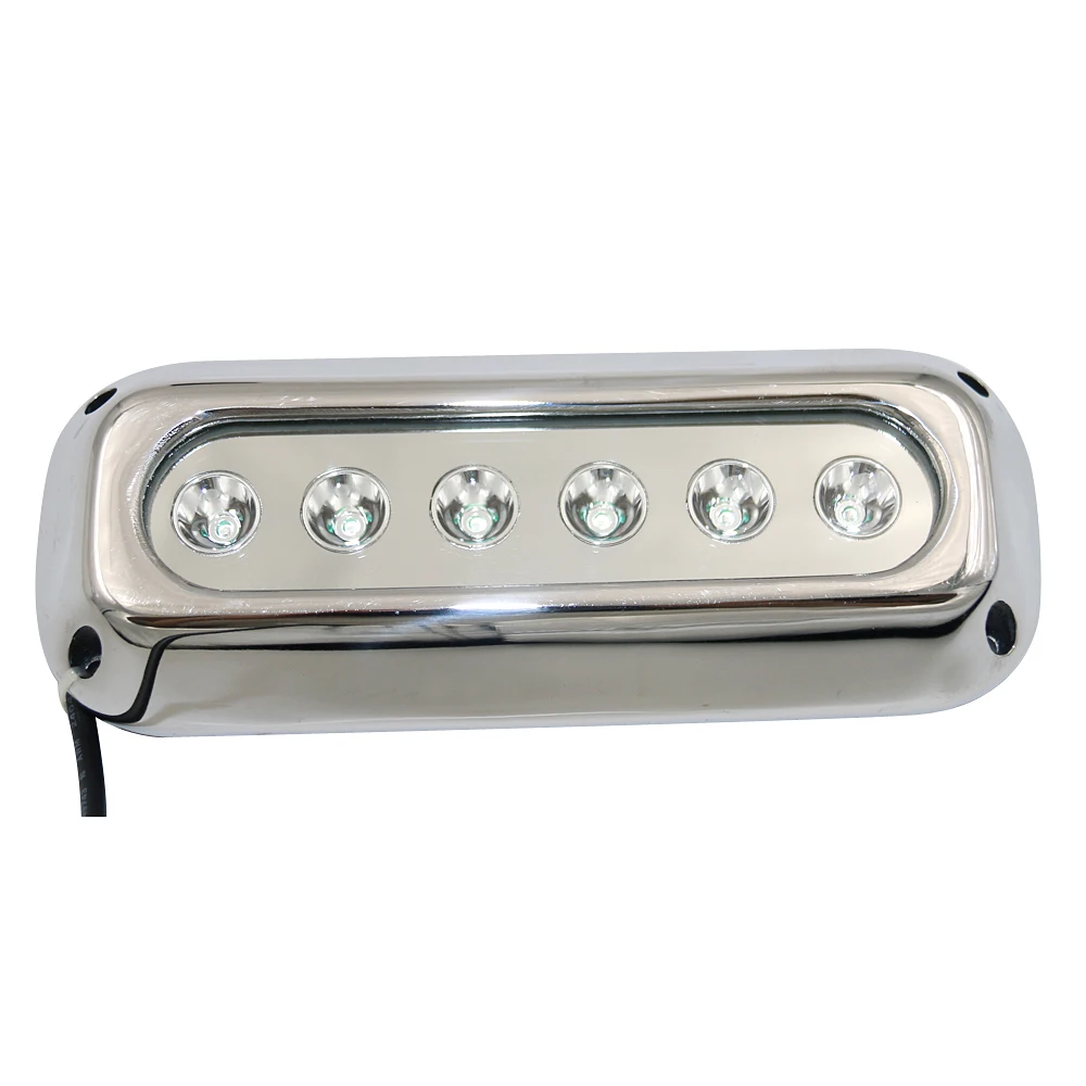 Marine Grade 316L Stainless Steel Surface Mount Led Underwater Light For Boat Yacht