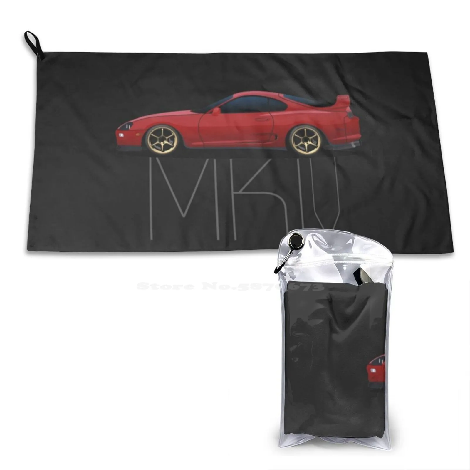 Mk4 Soft Microfiber Fabric Face Towel Celica Generations Trd Mk1 Mk2 Mk3 Mk4 Mk5 2Jz 1Jz Ma70 A40 Mark A60 5Mge Jza70 Jza80