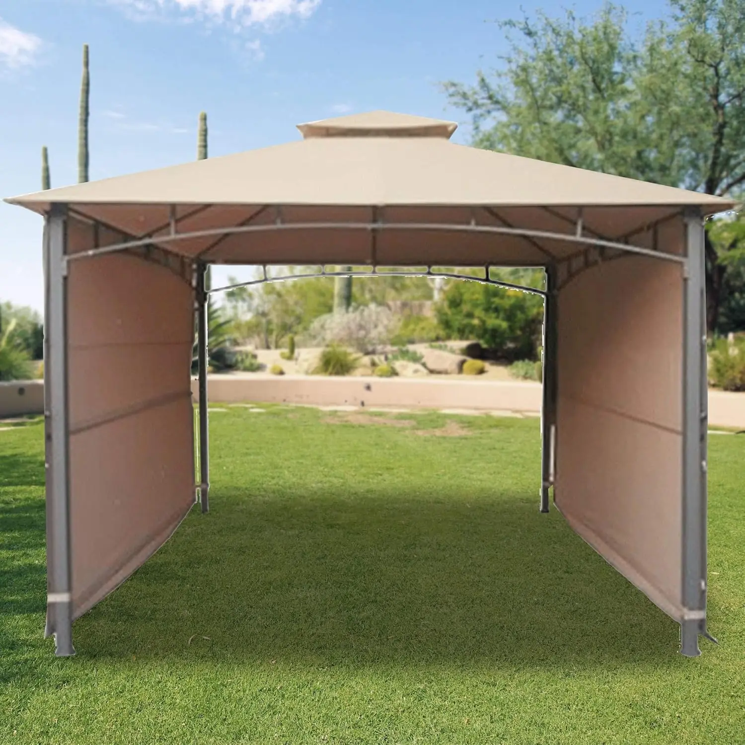 

Replacement Canopy Top Cover for The Double Awning Gazebo - RipLock