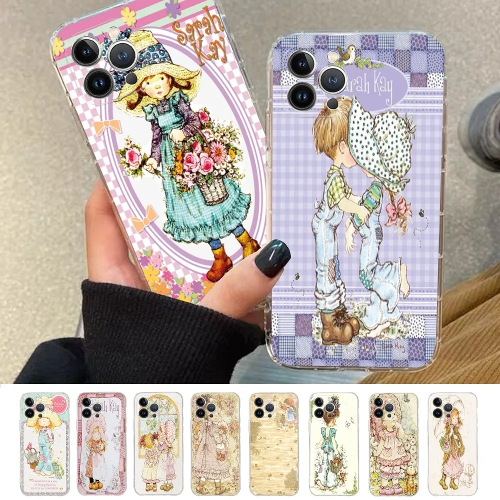 Sarah Kay Phone Case Silicone Soft for iphone 16 15 14 13 12 11 Pro Mini XS MAX Plus X Cover