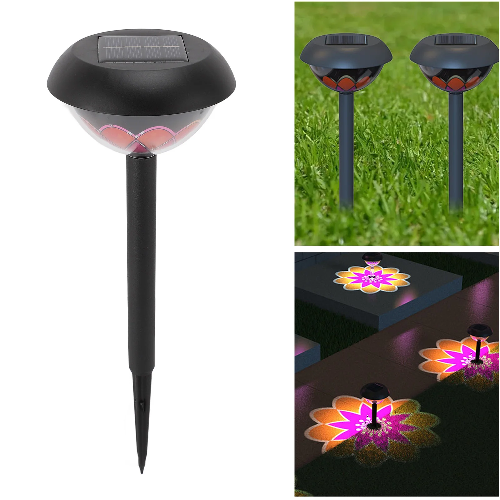 Z30 Solar Pathway Garden Light LED Cordless Creative Waterproof Weatherproof Solar Path Decorative Light for Outdoor Lawn Garden