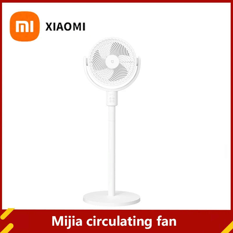 Ventilador de circulación de aire de pie inteligente Xiaomi Mijia, oscilación gran angular, potente flujo de aire, ventilador de escritorio 2 en 1 y ventilador de pie