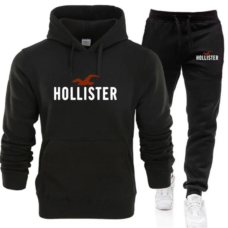 Men's  Tracksuit Sport Hoodies Pants Two Piece Set Outdoor Sports Suit Casual Jogging Suit Sweatshirts