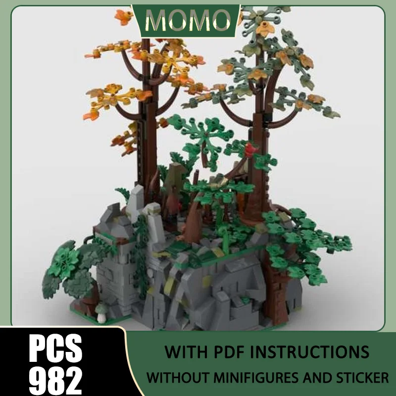 

Moc Building Blocks Modular Wolf Pack Disguises Outpost Model Technology Brick Assembly Construction DIY Toys Holiday Gifts