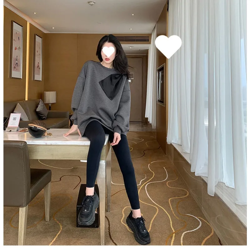 Chaqueta de traje de otoño para mujeres embarazadas, nueva moda, Sudadera con capucha de dos piezas para otoño y primavera + pantalones de tiburón, ropa de maternidad hermosa