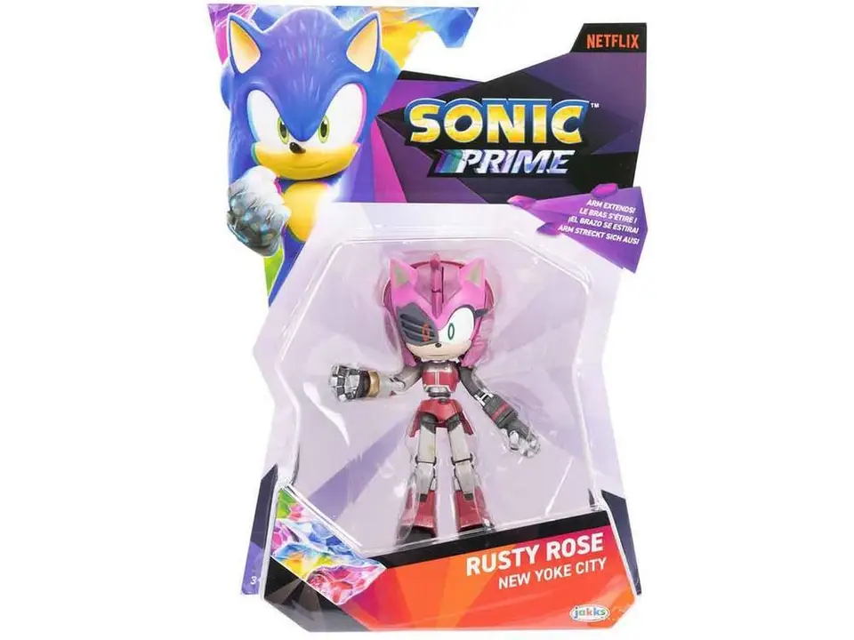 Rusty Rose New Yoke City Sonic Prime Figure