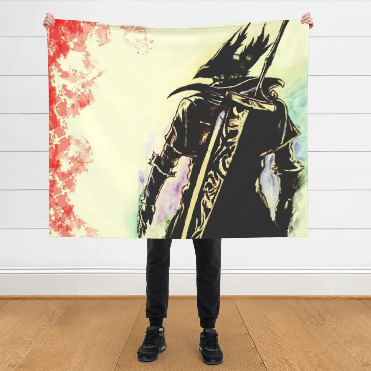 

Hunter of Nightmares || Bloodborne Throw Blanket warm winter Summer Plush Blankets