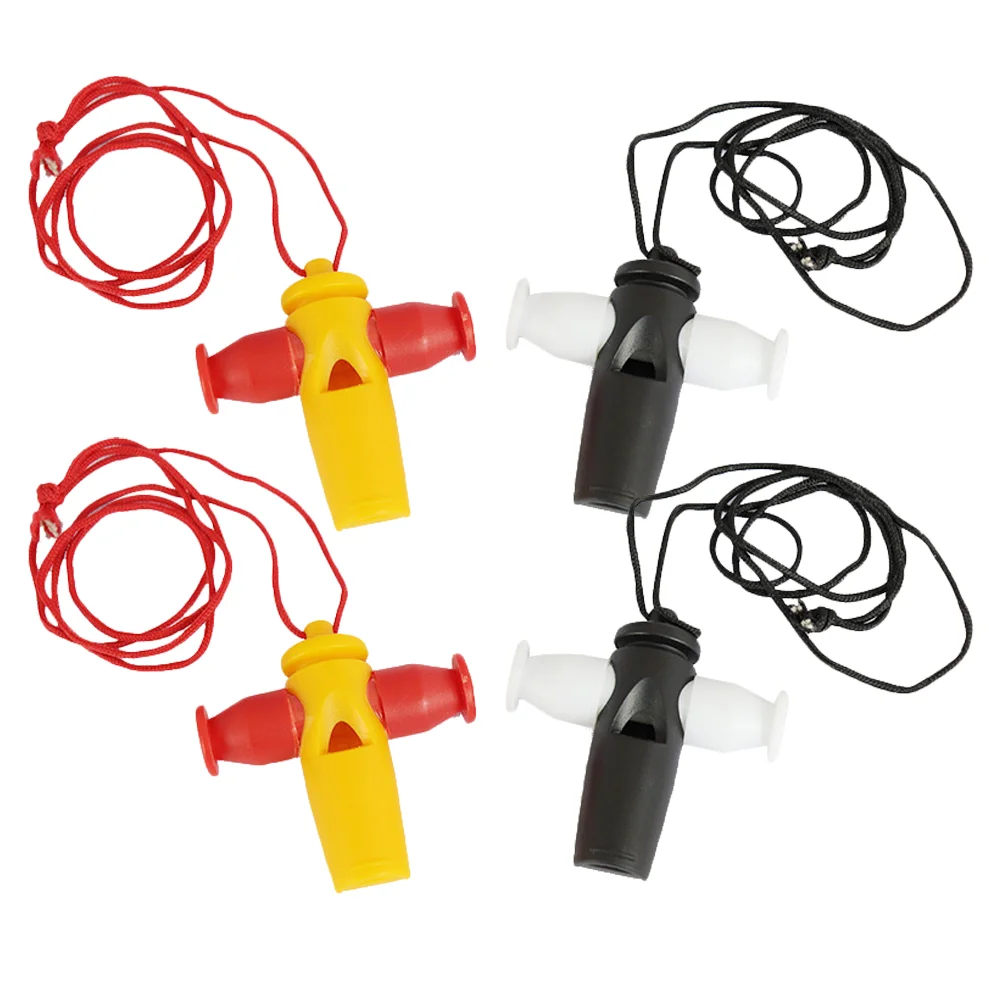 4pcs Funny Kids Whistle for Samba Accompaniment Portable Samba Whistles