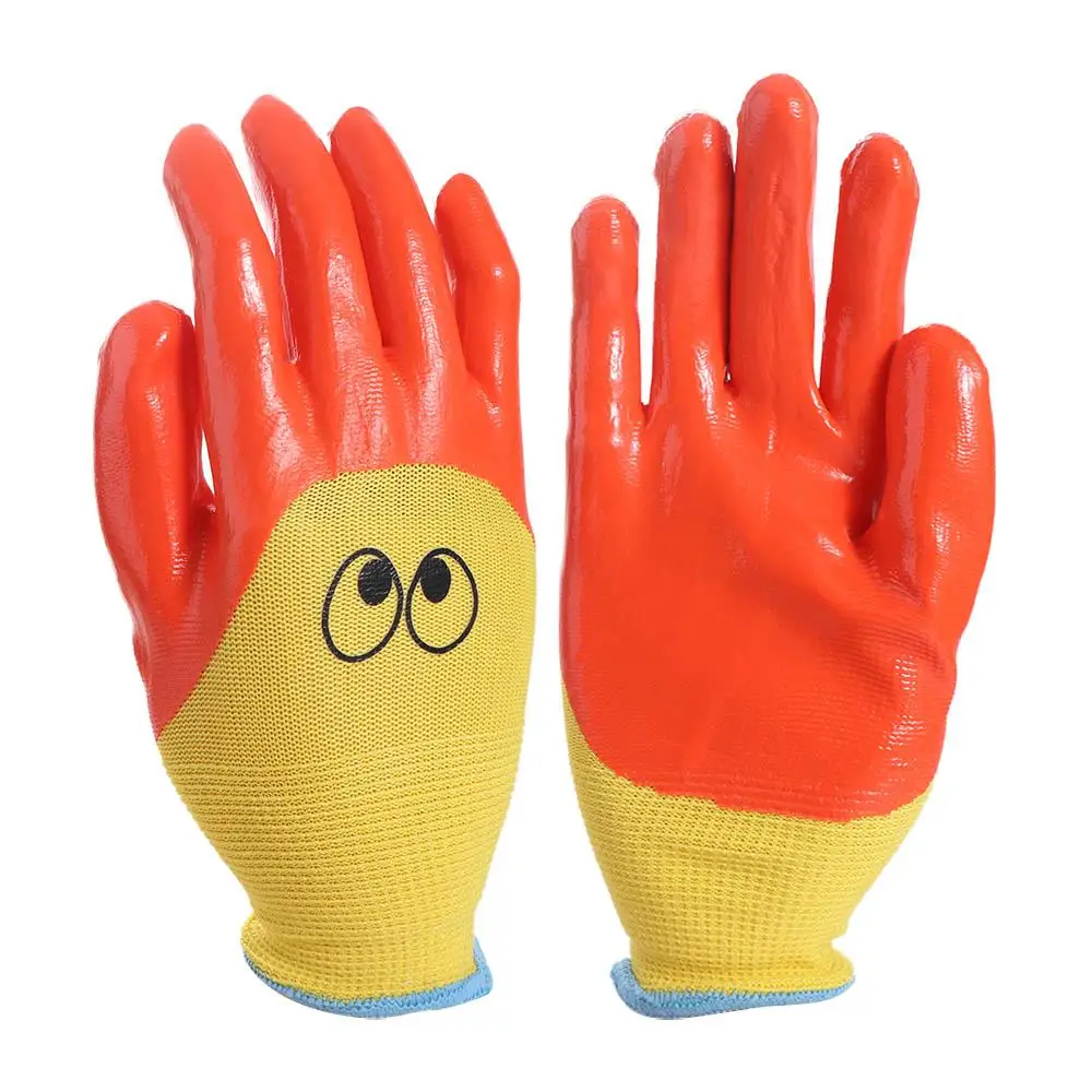 

Safety Gardening Gloves Anti Bite Cut Waterproof Kids Garden Glove Latex Non-slip Children Protective Gloves Collect Seashells