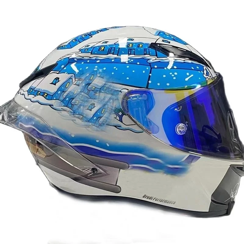 

Ice town Helmet Motocross Big Spoiler Snowhouse Helmet Men and Women Riding Full Face Motorcycle Helmet Casco Capacete Casque