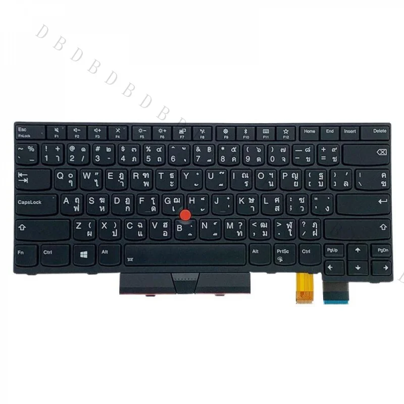 AA+New 01HX452 Thai Layout Backlit Keyboard For Lenovo ThinkPad T470 A475 T480 A485 Laptop With TrackPoint