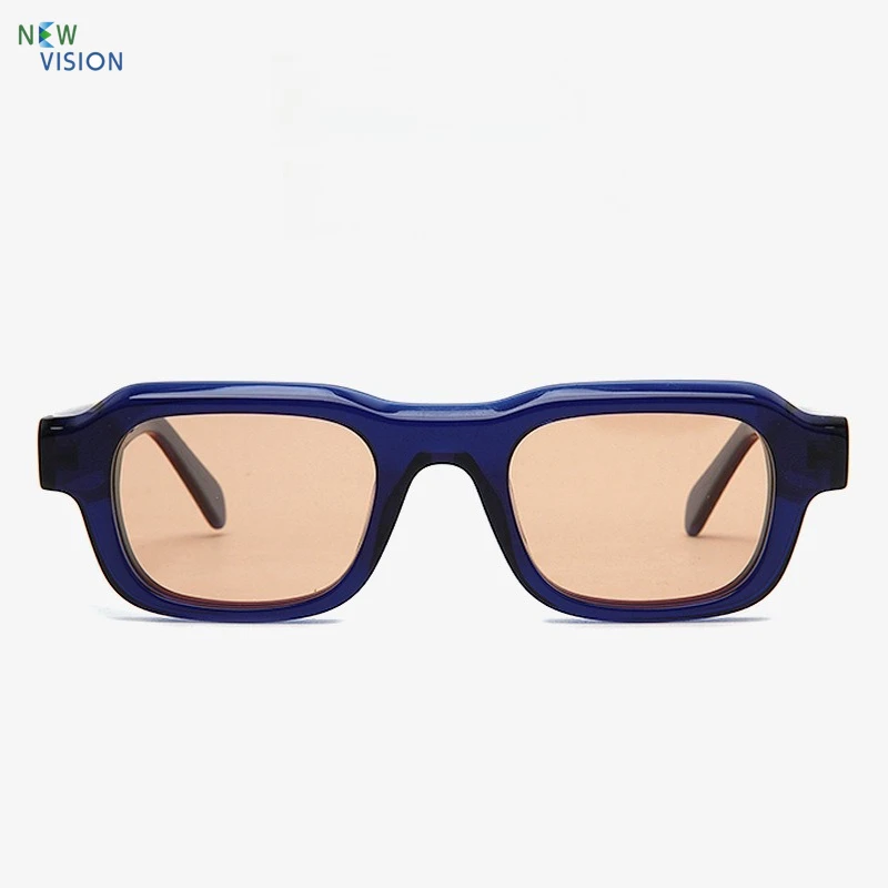 Retro Kwadratowe Okulary Przeciwsłoneczne Damskie z Małymi Oprawkami, Eleganckie, Modne, z Grubego Octanu 3D, Polaryzacyjne Okulary Przeciwsłoneczne dla Mężczyzn, Idealne do Sportów na Świeżym Powietrzu i Wędkowania