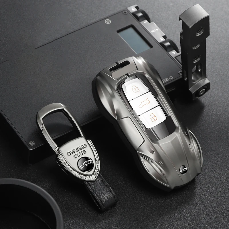 Metal Car Remote Key Cover Case Holder shell Fob For Audi New A3L A4L A5 A6L A7L Q4 e-trom Q5 Q6 Q7 Q8 RS6 RS7 S4 S6 S7 S8 2025