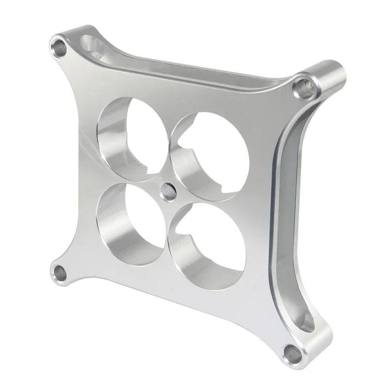

4150 CNC Machined Carburetor Spacer Square Bore 4 Port 1 inch T6 Aluminum For Chevy GM LS1 LS2 LSX Chevrolet Ford 302 SBC