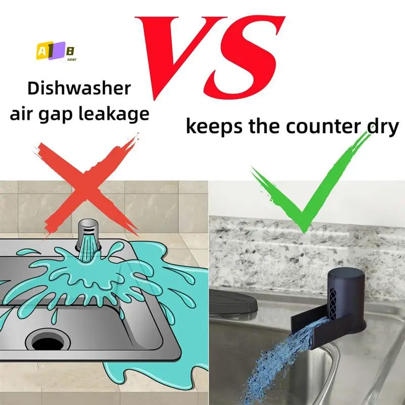 

A08F-Dishwasher Air Space Cover+Ramp, Replacement Air Space Dishwasher,Accessories For Dishwasher Air Space Overflow