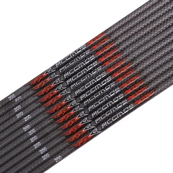 6/12 sztuk 3K Carbon Arrow Shaft ID 6.2 mm kręgosłupa 200 250 300 350 400 500 600 Carbon Archery Tube For Archery DIY Hunting Shooting