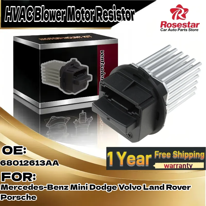 

For Mercedes-Benz, For Mini, For Dodge, For Volvo, For Land Rover, For Porsche | HVAC Blower Motor Resistor | OE 7701051272