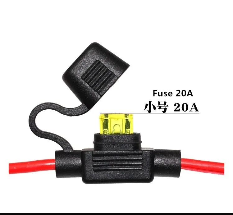 12V 24V Car Cigarette Lighter Socket Female Adapter 20A Alligator Clip Battery Extension Cord for Kettle Vacuum Cleaner