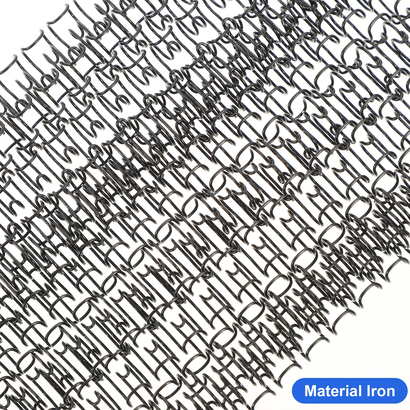 

100Pcs Loose Leaf Binder Rings Heavy Duty Metal Binding Coils for Notebook Scrapbook DIY Stationery Supplies Double Loop Wire