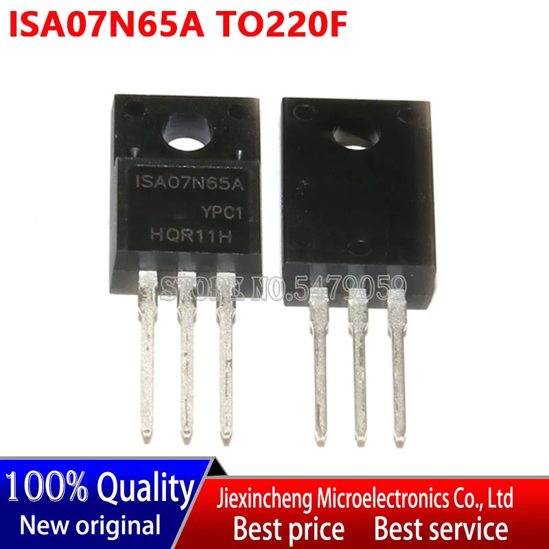 10個 ISA07N65A ISA05N60A ISA04N65A TO-220F mosfet new原文