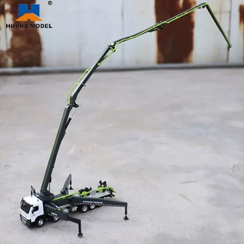 Huina 1709 1/50 Legierung Betonpumpe LKW Spielzeug Simulation Engineering Auto Modell Spielzeug für Jungen Home Decor Sammlung Modelle Geschenke