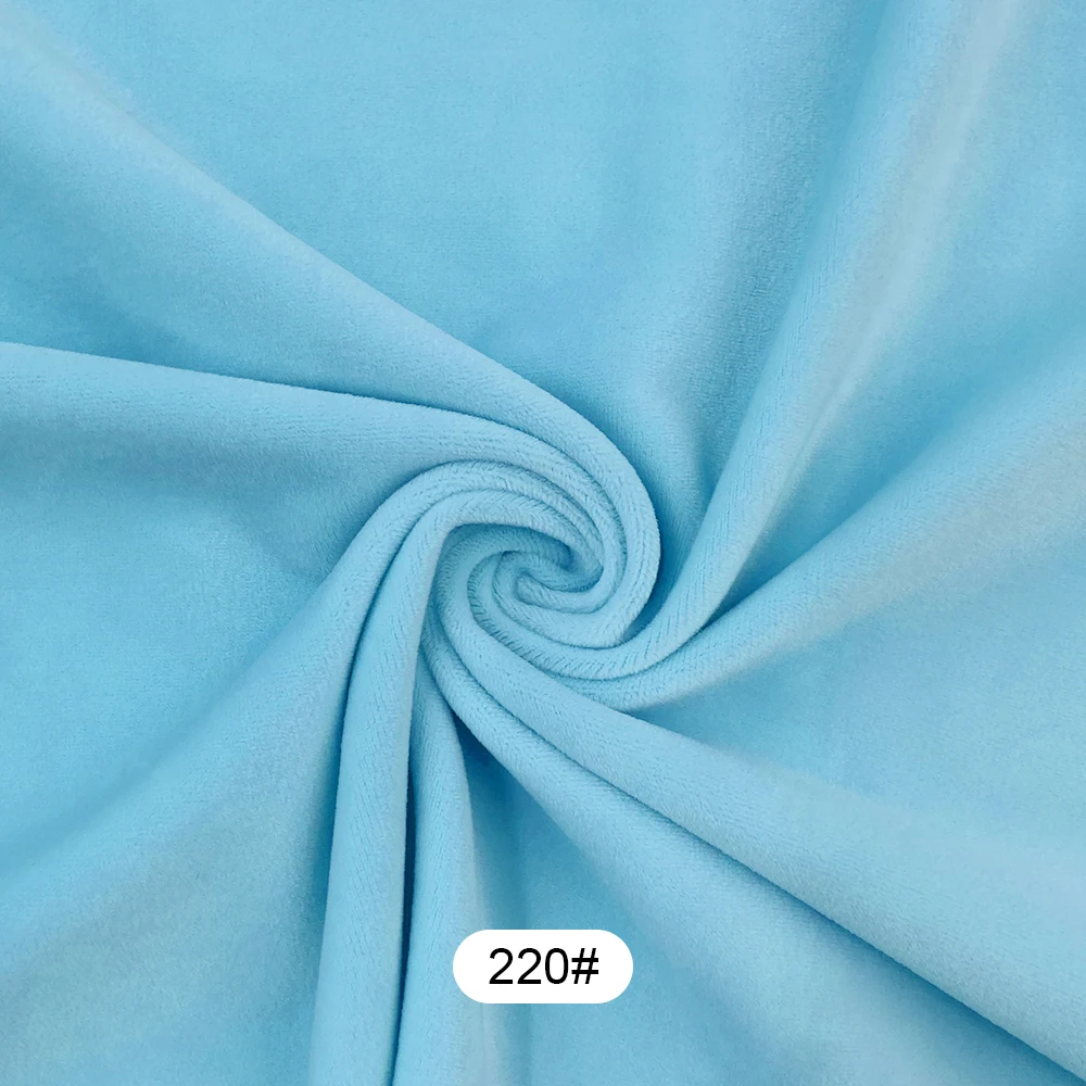 40 Farben 50x50cm Stretch Mochi Glatter Minky Stoff Hopen 95 % Polyester 5 % Spandex Stretch 4-seitiger Plüschstoff für DIY-Nähspielzeug