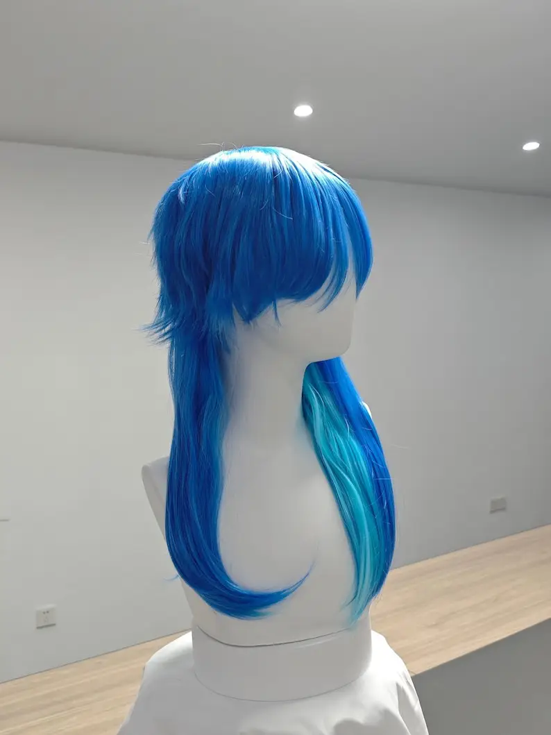 Aoba Hazen – perruque de jeu de rôle en Fiber synthétique, perruque de personnage d'anime, idéale pour les événements de cosplay