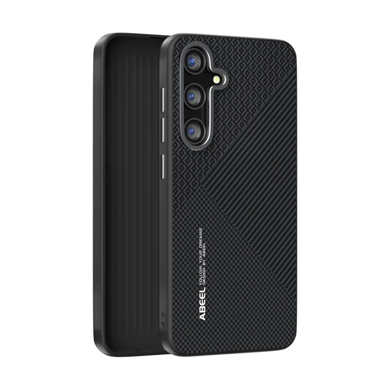 For Samsung Galaxy S25 FE Case Stylish Superior Invisible Magnetic Hard Leather Cover For Samsung S25FE Shockproof Bumper Funda