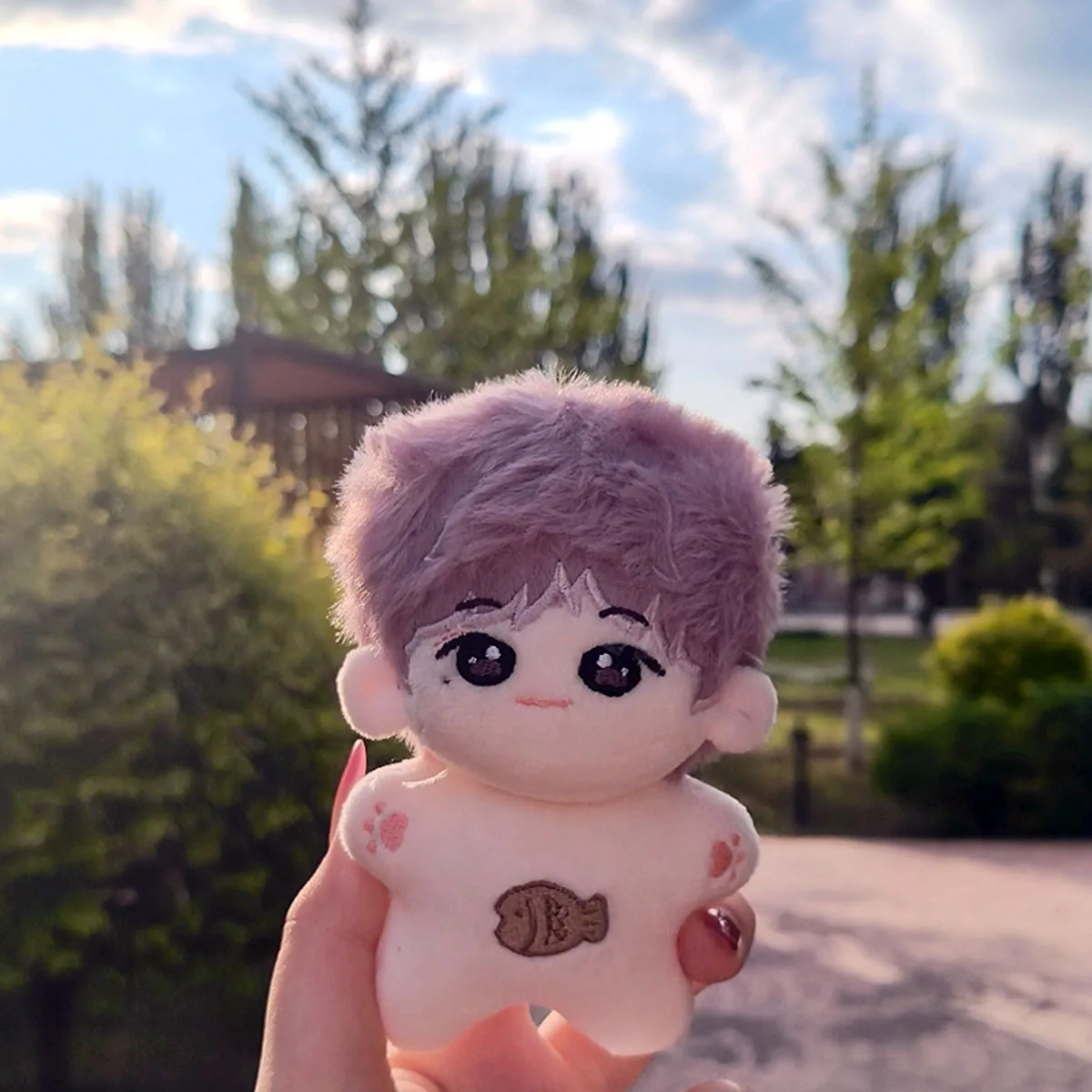 Kpop 아이돌 10cm 만화 봉제 인형 키 체인 러블리 배낭 펜던트 WONWOO 팬 선물 컬렉션