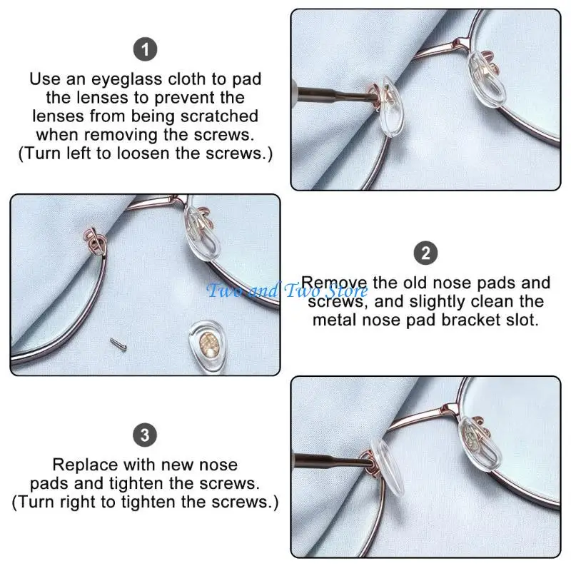 Hx6f G14 وسادة الأنف المتوافقة مع النظارات 20PIECES وسائد الأنف السيليكون الناعمة