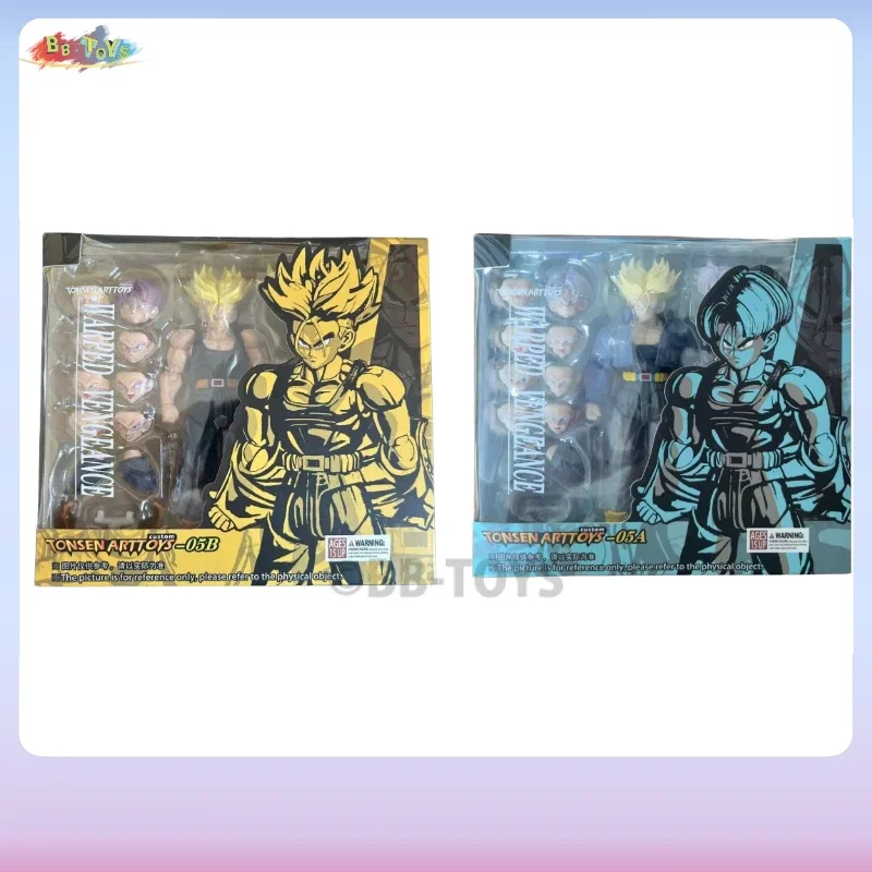 

In Stock Original BB SHF Tonsen Arttoys Dragon Ball Anime Modelo Super Saiyan Son Goku Torankusu Trunks Toys Gift Collect