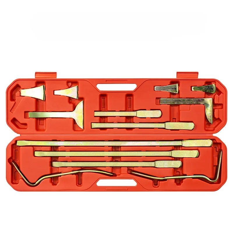 Car Depression Repair Sheet Metal Warping Tool Pry Bar 13 Piece 7-piece Set